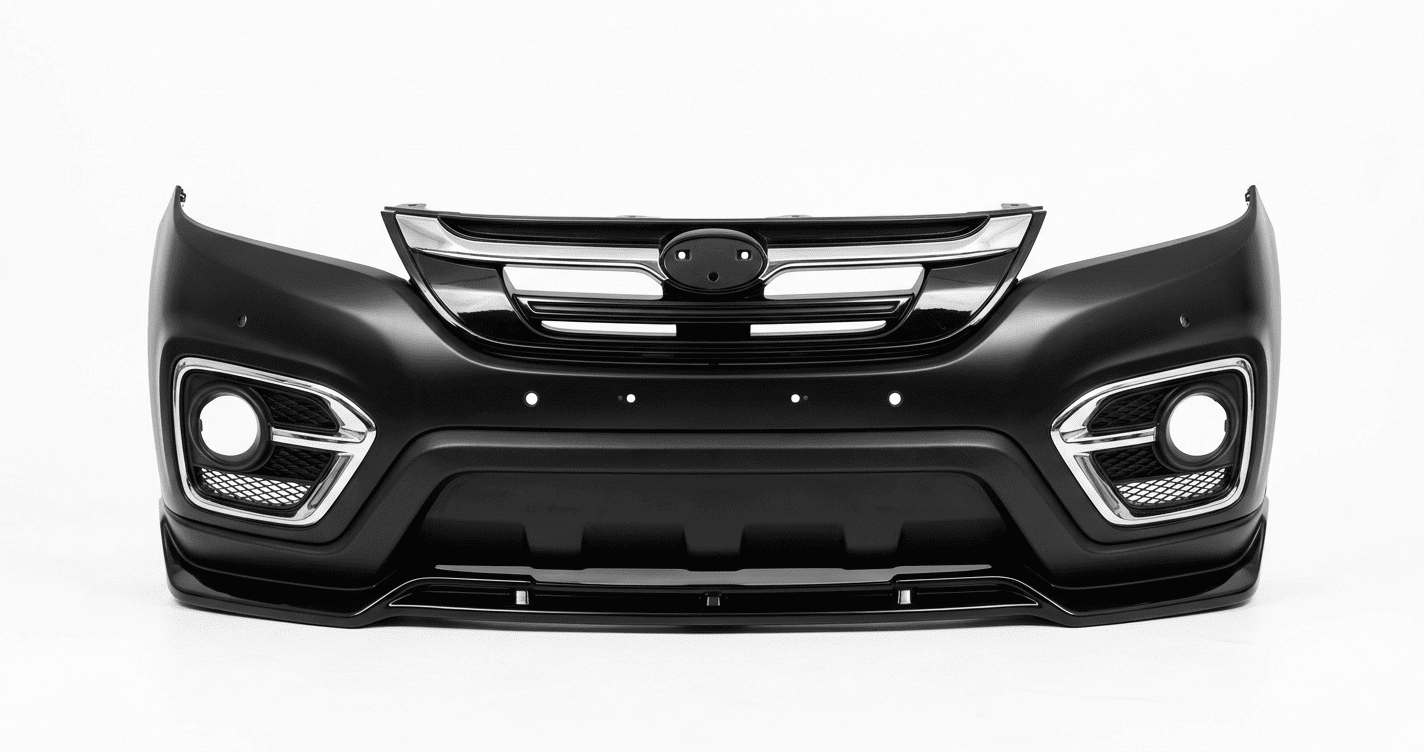 Передний бампер Geely Atlas NL-3 — компоненты и крепления